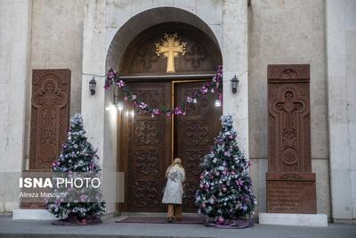 تصاویر: مراسم میلاد حضرت مسیح (ع) در کلیسای مریم مقدس - تهران