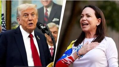 ماچادو برای کسب قدرت در ونزوئلا به دست و پا افتاد +ویدیو