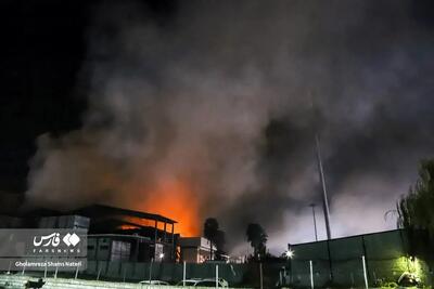 مهار آتش در کارخانه کاله آمل