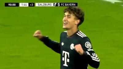 گل پنجم بایرن مونیخ به سالزبورگ (تام بیشهوف)