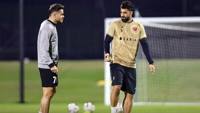 نخسین تمرین پرسپولیس در کمپ اسپایر قطر