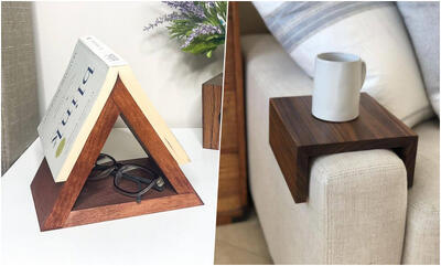  ایده‌های کاربردی برای ساختن وسایل با ضایعات چوبی