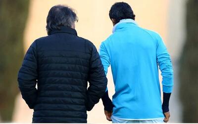 نشست رضاییان و کادر فنی استقلال در تمرین امروز