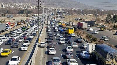 ترافیک سنگین میهمان جاده‌های منتهی به پایتخت