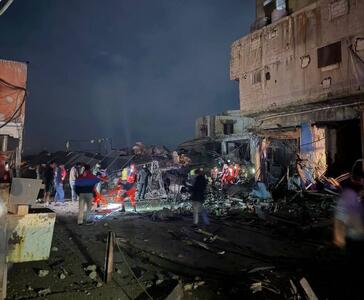  حمله هوایی رژیم صهیونیستی به اردوگاه عین‌الحلوه و صیدا در جنوب لبنان