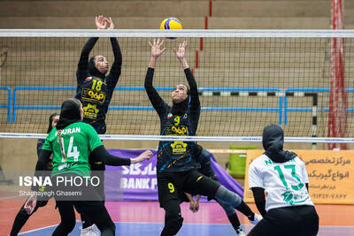 شکست بانوان والیبالیست استان مقابل نماینده مازندران