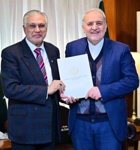  ابلاغ نامه عراقچی به وزیر خارجه پاکستان