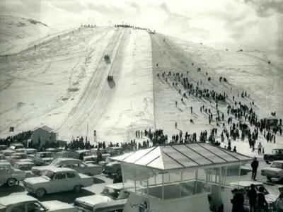  ۳۰ هزار نفر در اطراف تهران اسکی کردند؛ دی ۵۴
