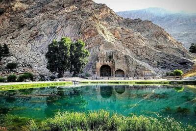  عکس/ طاق‌بستان ۹۰ سال قبل