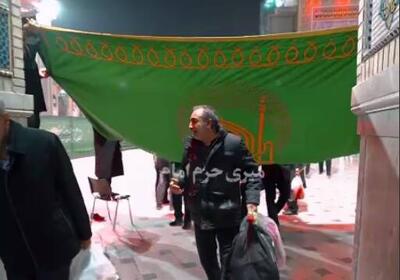 فیلم/ وداع معتکفین در حرم رضوی