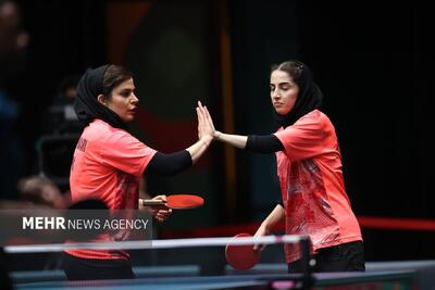 حضور تنیس روی میز ایران در کاپ آسیا با ۴ بازیکن