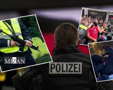 خشونت پلیس آلمان علیه حامیان فلسطین