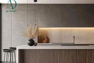  کابینت آشپزخانه با رنگ‌های گرم و طبیعی | ترند محبوب ۲۰۲۶