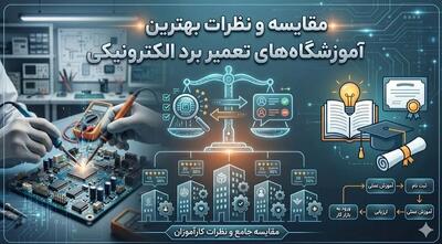  مقایسه و نظرات بهترین آموزشگاههای تعمیر برد الکترونیکی