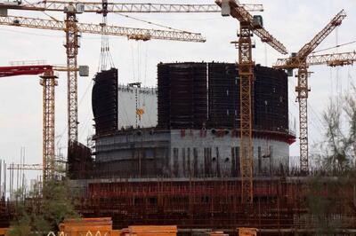 تصاویر پیشرفت نیروگاه اتمی دوم بوشهر