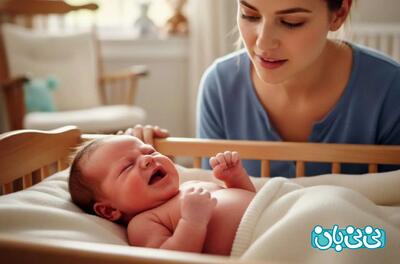  علت زور زدن نوزاد و قرمز شدن صورت چیست؟