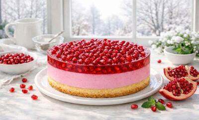  طرز تهیه موس کیک انار؛ ساده و خوشمزه