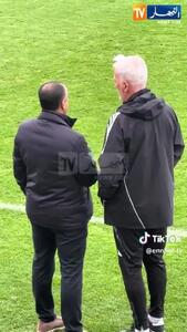 ویدئو: گفتگوی طولانی رئیس فدراسیون فوتبال الجزایر و ولادیمیر پتکوویچ‎!‎ - پارس فوتبال