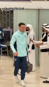 ویدئو: ورود اتلتیک بیلبائو به جده برای سوپرجام اسپانیا - پارس فوتبال