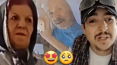  فیلم/ نگاه های عاشقانه همسر سعید پیردوست به او در پشت درهای بسته بیمارستان قبل از فوت شریک زندگی اش/ رفیق روزای سخت