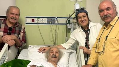  فیلم/ بازیگرانی که قبل از فوت سعید پیردوست به عیادتش رفتند؛ از بازیگران شبهای برره تا همسر سارا صوفیانی