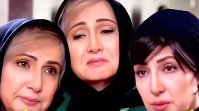  گریه زهرا سعیدی بازیگر سریال ستایش برای ایران