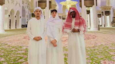  احساس آرامش یامال از حضور در مسجد