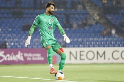 بیرانوند: دوست نداشتم به هم‌پست خودم پنالتی بزنم + فیلم