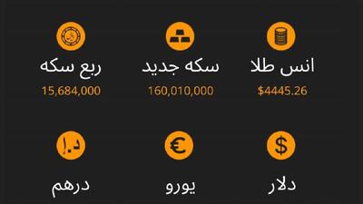  نرخ ارز، سکه و طلا تا ساعت 11:00
