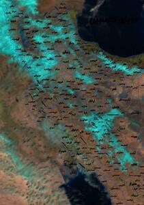 وضعیت پوشش برف نیمه غربی و نیمه شرقی