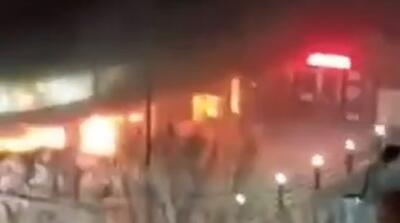  آتش سوزی پمپ بنزین دولت آباد از سه زاویه