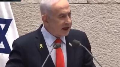  لفاظی‌های نتانیاهو در کنست درباره اغتشاشات ایران