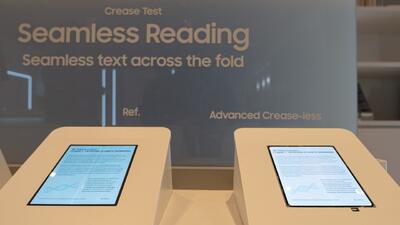  سامسونگ از نمایشگر تاشو بدون چین‌خوردگی در CES 2026 رونمایی کرد