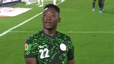  گل چهارم نیجریه به موزامبیک (آدامز)