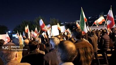  تجمع دانشگاهیان شیراز در حمایت از ایران مقتدر + فیلم و تصاویر