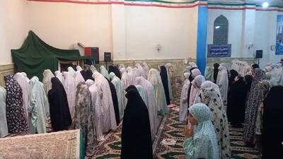  حال و هوای آستان مقدس امامزاده هاشم بن علی (ع) آران و بیدگل در روز پایانی اعتکاف