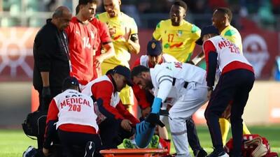 مصدومیت شدید مدافع حریف ایران در جام جهانی