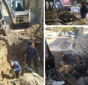 رفع بیش از ۱۴۸۳ حادثه آب و فاضلاب در کرمانشاه