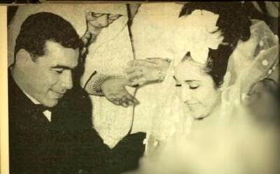 کارت عروسی شیک تختی و شهلا پس از 59 سال منتشر شد