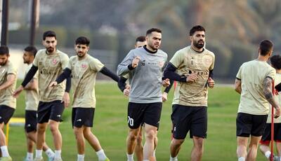 برگزاری تمرین پرسپولیس در قطر با حضور سرگیف