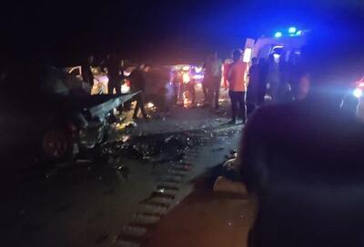  ۲ کشته و ۷ زخمی در برخورد پرادو با پراید در محور سربیشه به ماهیرود