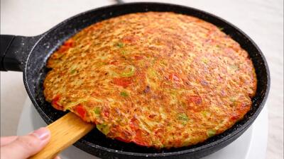  طرز تهیه املت با تخم مرغ و سبزیجات تازه / صبحانه ای خوشمزه و مقوی