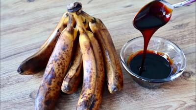  طرز تهیه دسر موزی خوشمزه با شیره انگور و موزهای سیاه شده
