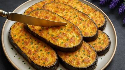  دیگه بادمجان سرخ نکنید / طرز تهیه بادمجان سوخاری با پنیر و تخم مرغ
