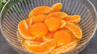  طرز تهیه کیک پرتقال / با ۲ عدد پرتقال و تخم مرغ در عرض ۵ دقیقه