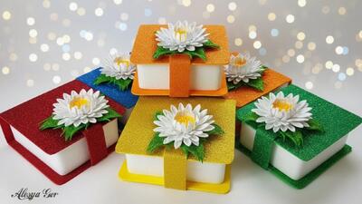 آموزش ساخت جعبه هدیه زیبا و ساده برای دوستان