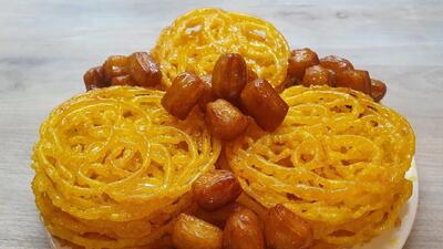  طرز تهیه زولبیا (بدون ماست و نشاسته) فوری و خیلی خوشمزه