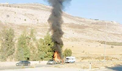 حمله پهپادی اسرائیل به یک خودرو در لبنان