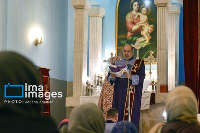 تصاویر: مراسم تولد و غسل تعمید عیسی مسیح