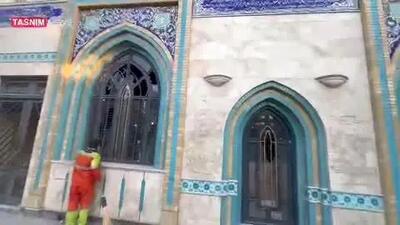 حمله اغتشاشگران به مسجد امام خمینی بجنورد